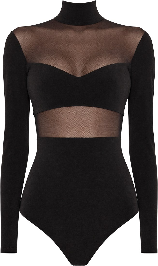 Nookie Hypnotize Black Bodysuit