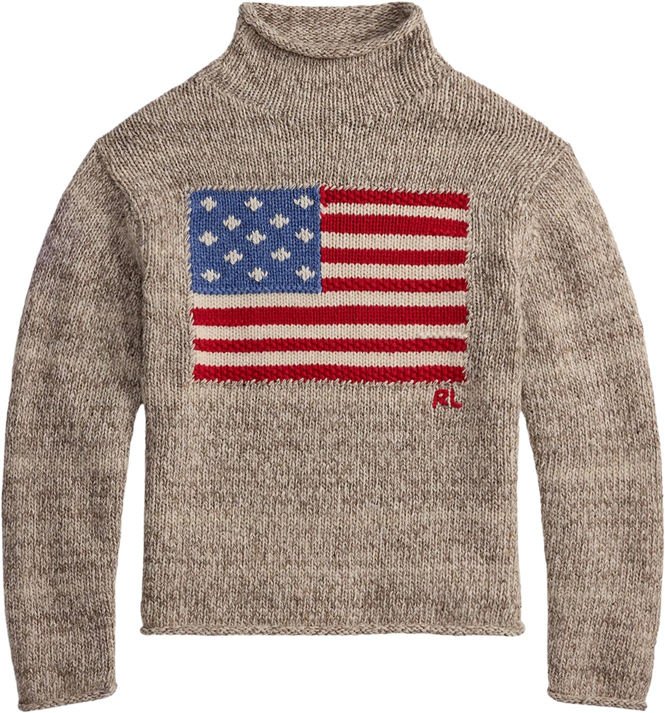 Polo Ralph Lauren Grey American Flag Sweater