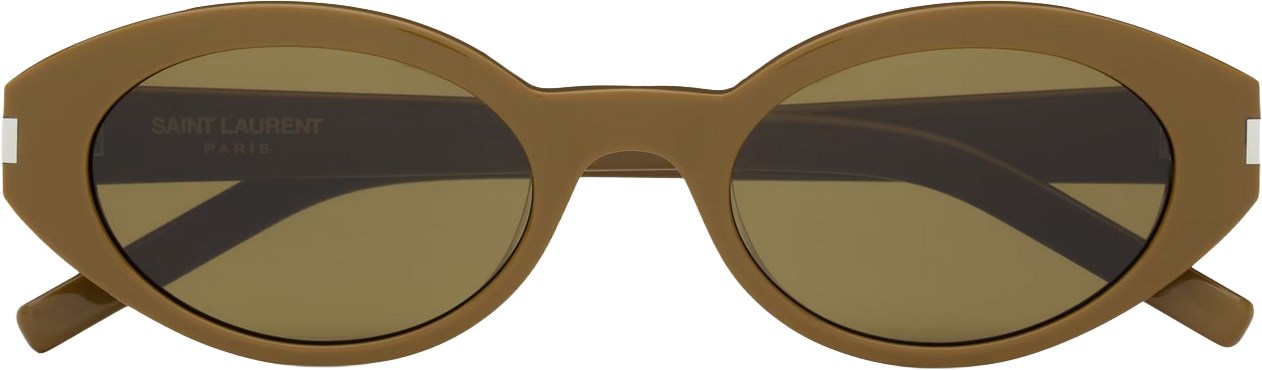 Saint Laurent SL567 Licorice Brown Khaki Sunglasses
