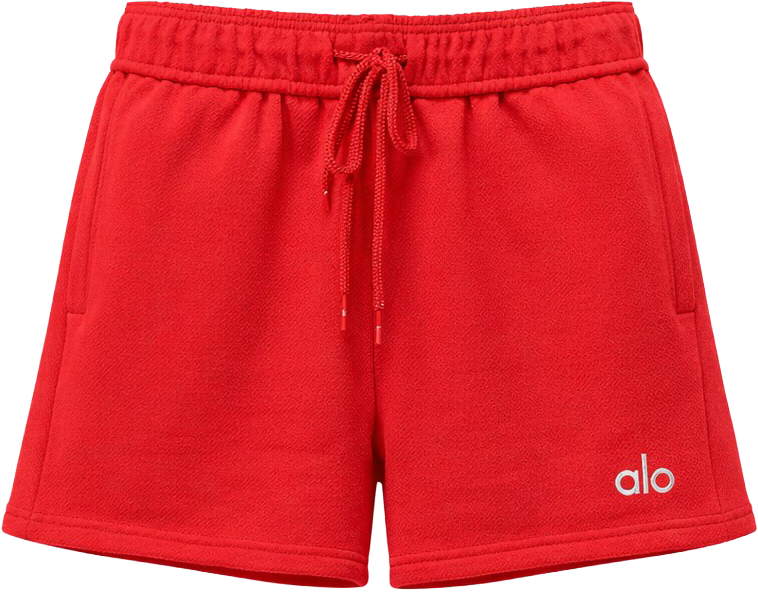 Alo Accolade Bright Red Shorts