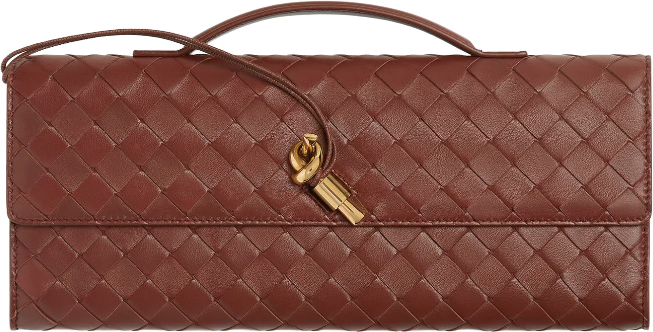 Bottega Veneta Andiamo Sapele Clutch