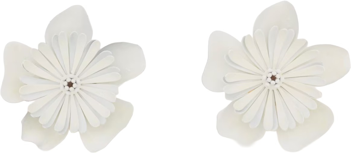 Chloe Cloudy White Earrings