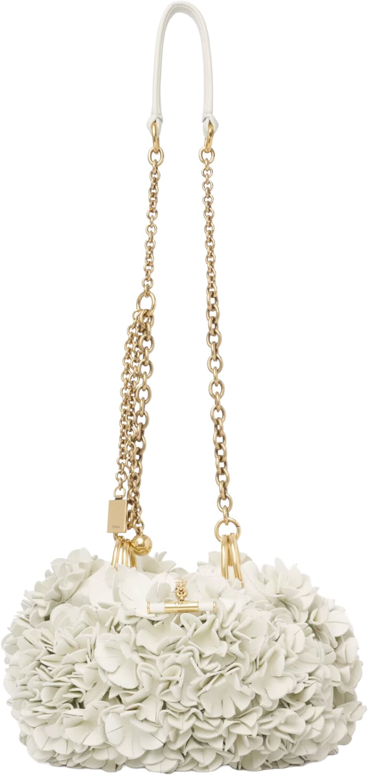 Chloe Plisse White Bag