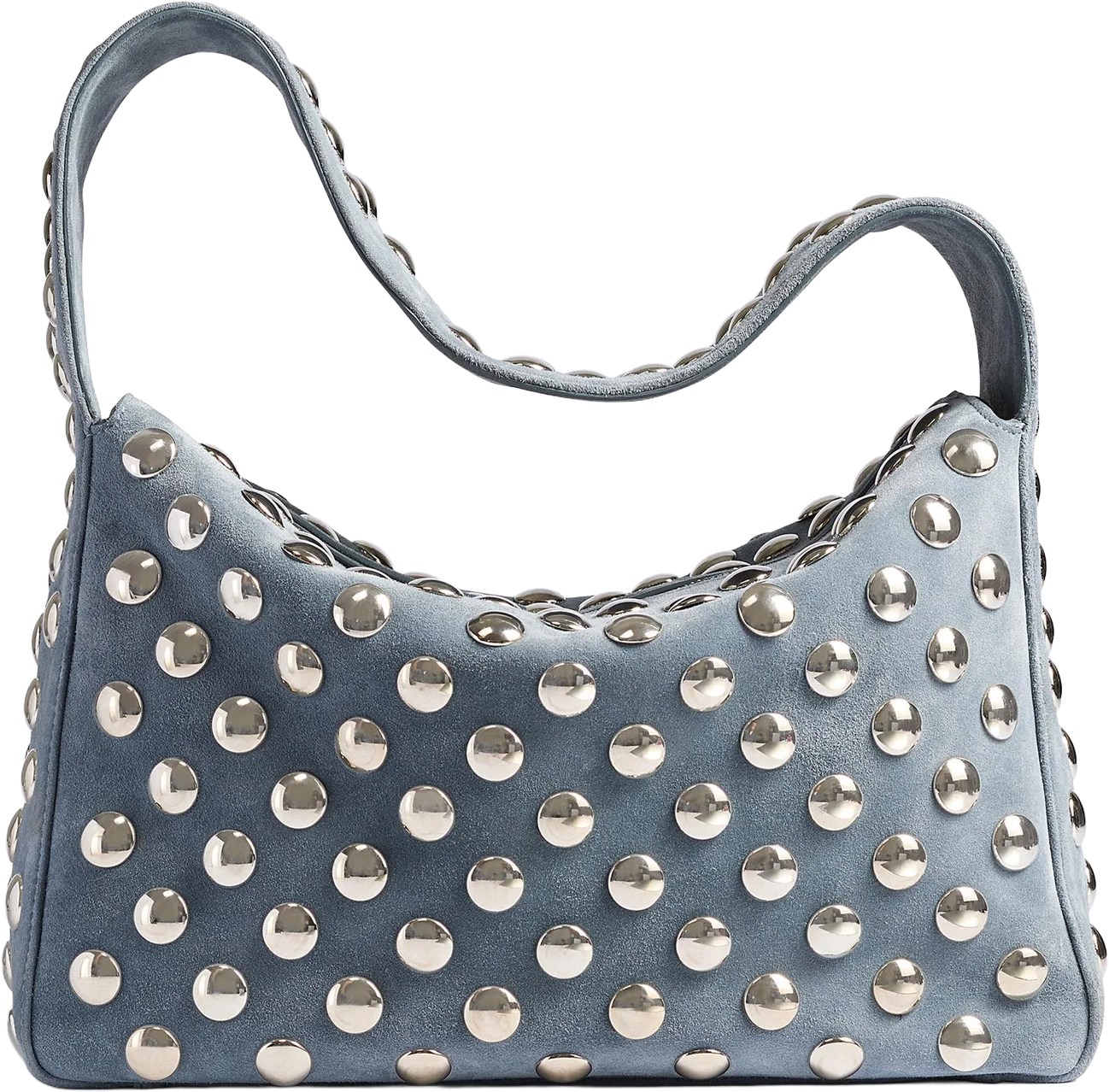 Khaite Elena Lead Suede Bag