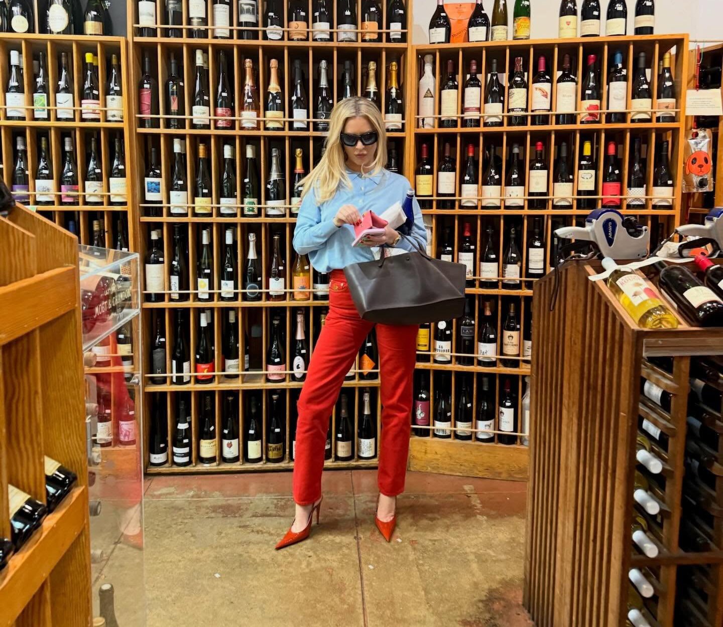 Morgan Stewart Red Jeans