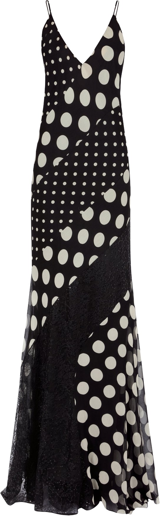 Nina Ricci Black White Polka Dot Dress