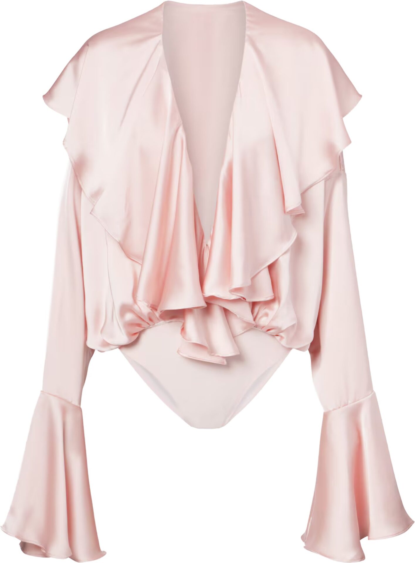 Norma Kamali Ballet Pink Bodysuit