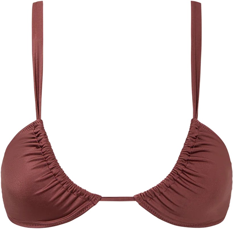Tropic of C Solanas Chestnut Bikini Top