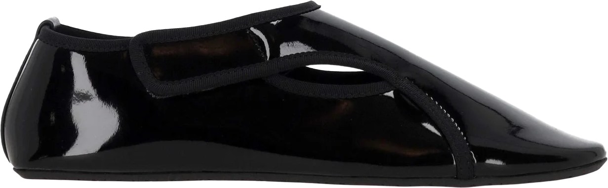Alaia Black Patent Flats