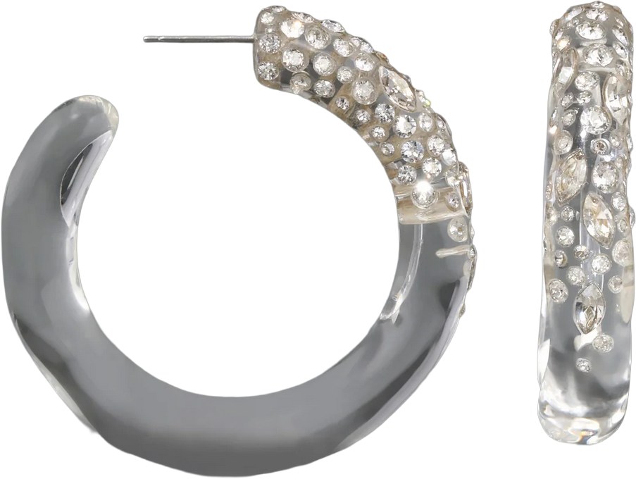 Alexis Bittar Clear Confetti Earrings