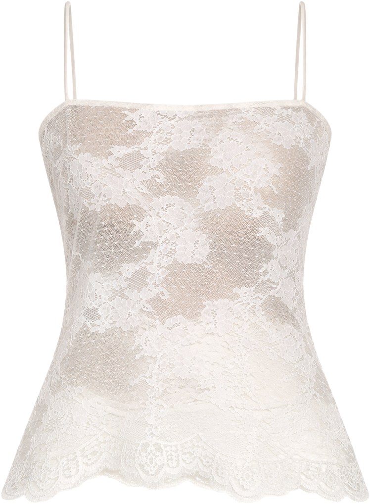 Bardot Hildie Light Beige Lace Top