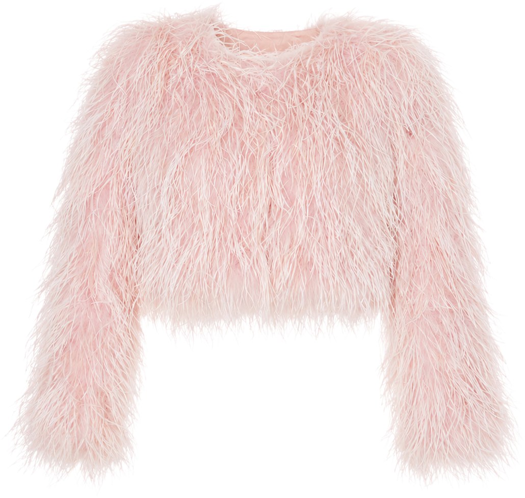 Bubish Lilac Feather Lara Jacket