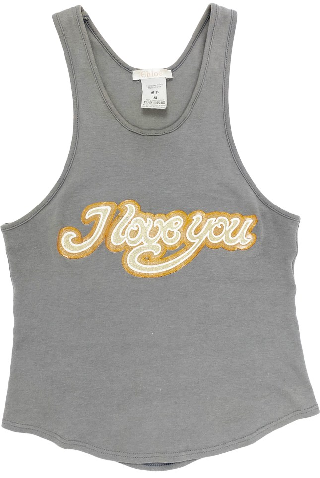 Chloe Grey I Love You Tank SS1999