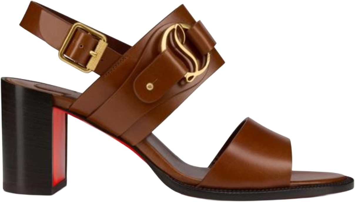 Christian Louboutin Dark Carmine Her In Roma Sandals
