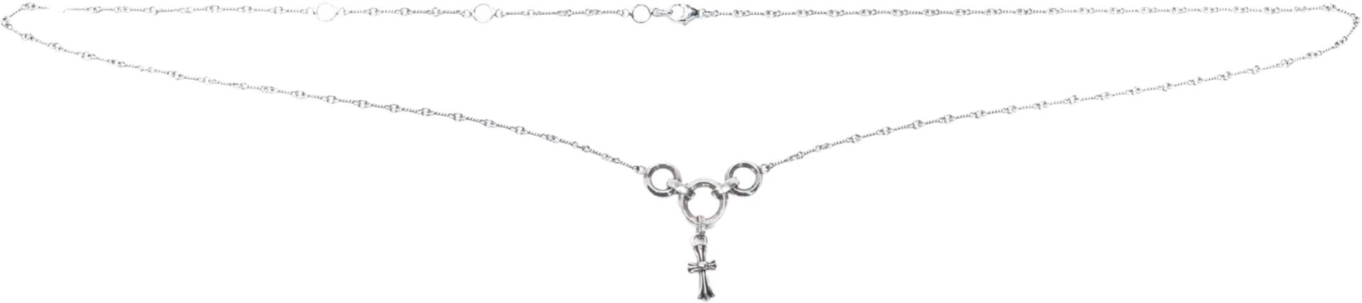 Chrome Hearts White Gold Belly Chains2