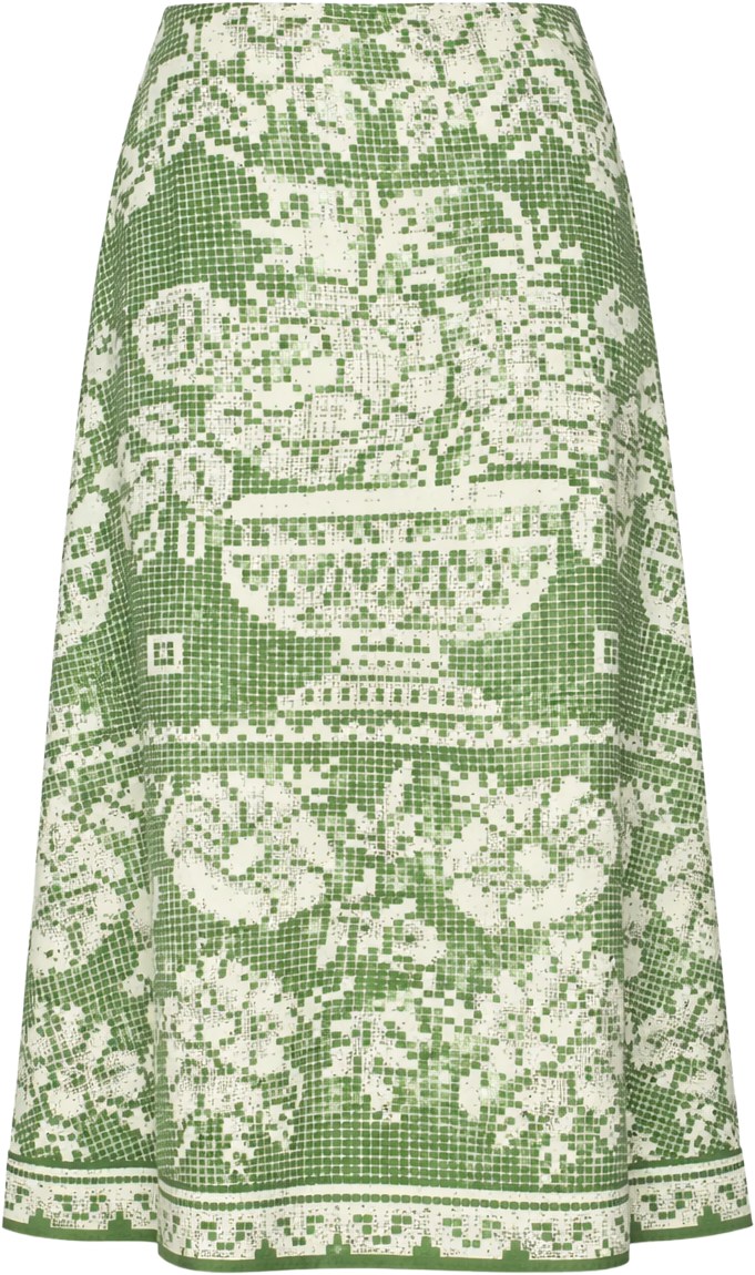 Cleobella Jasmine Verdant Flight Skirt