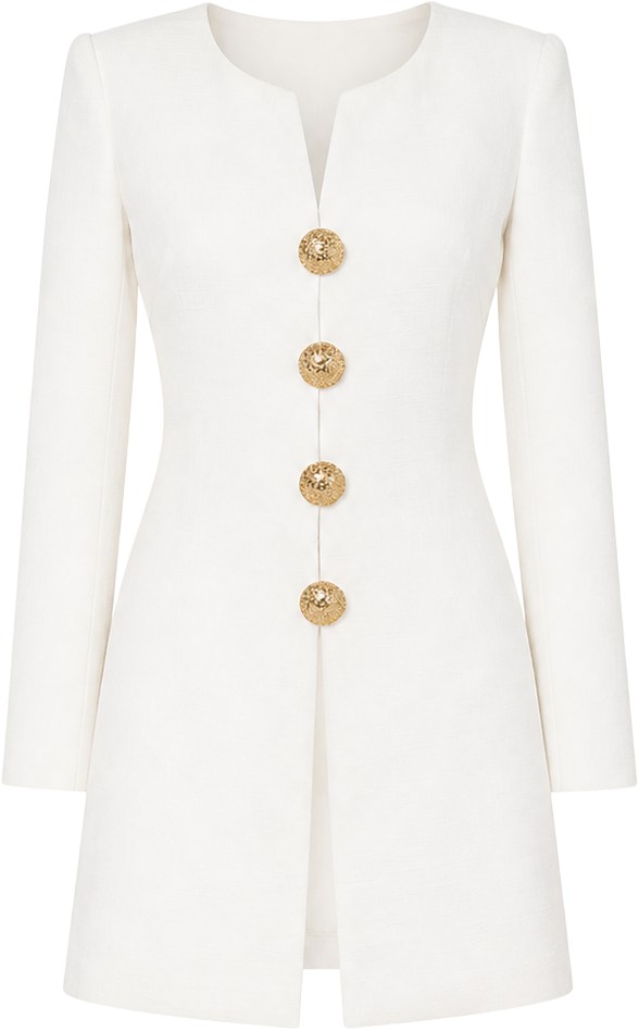 D'Estree Ecru Dress