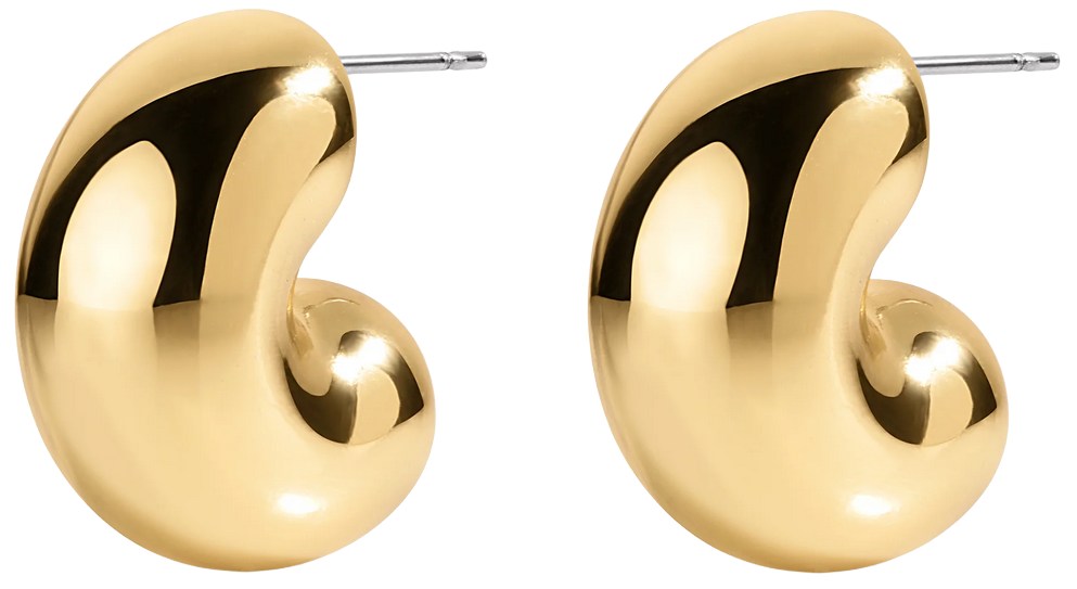 Electric Picks Gold Cloud Earrings