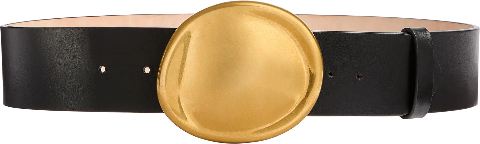 Khaite Black Gold Keefe Belt