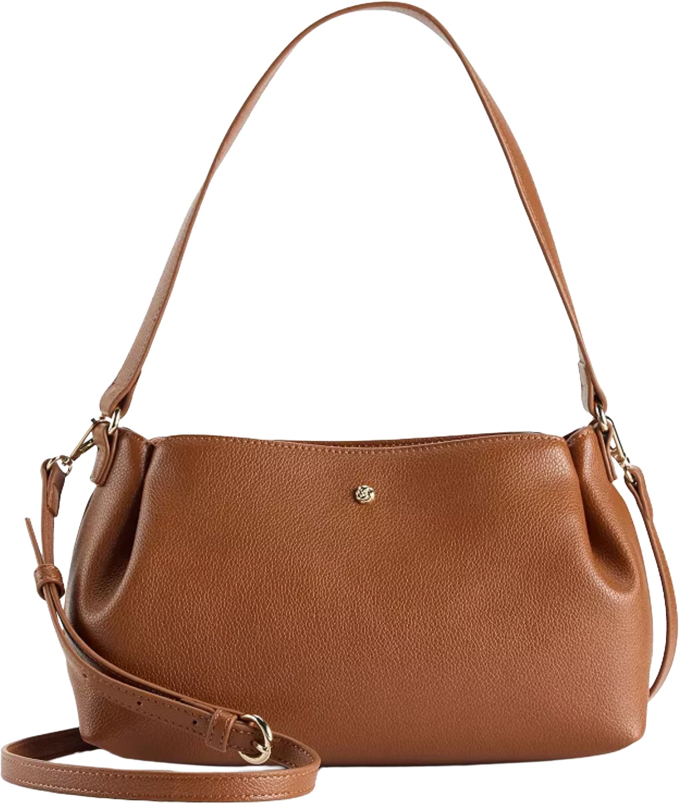 LC Lauren Conrad Ailani Cognac Bag
