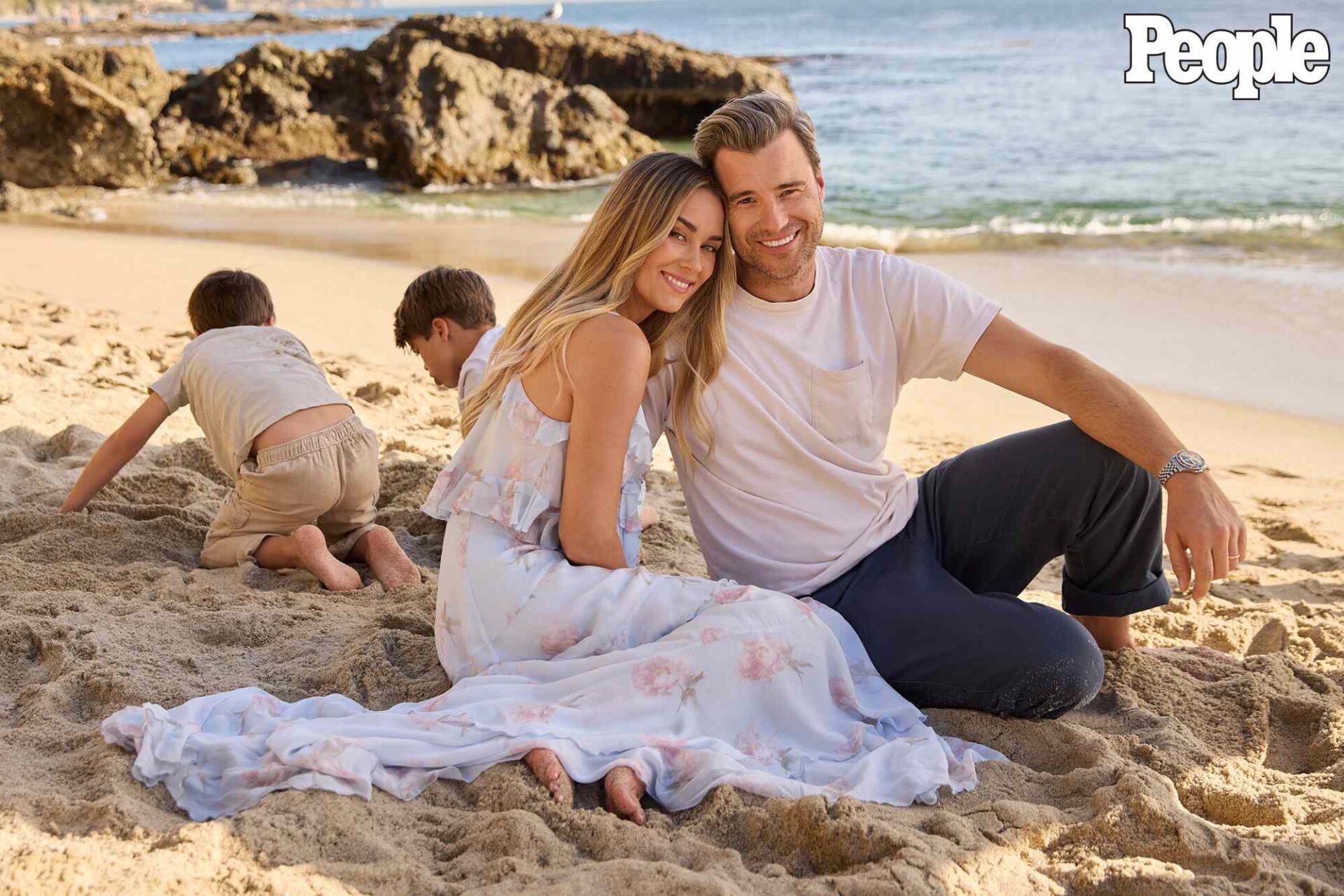 Lauren Conrad Light Blue Floral Dress People Magazine