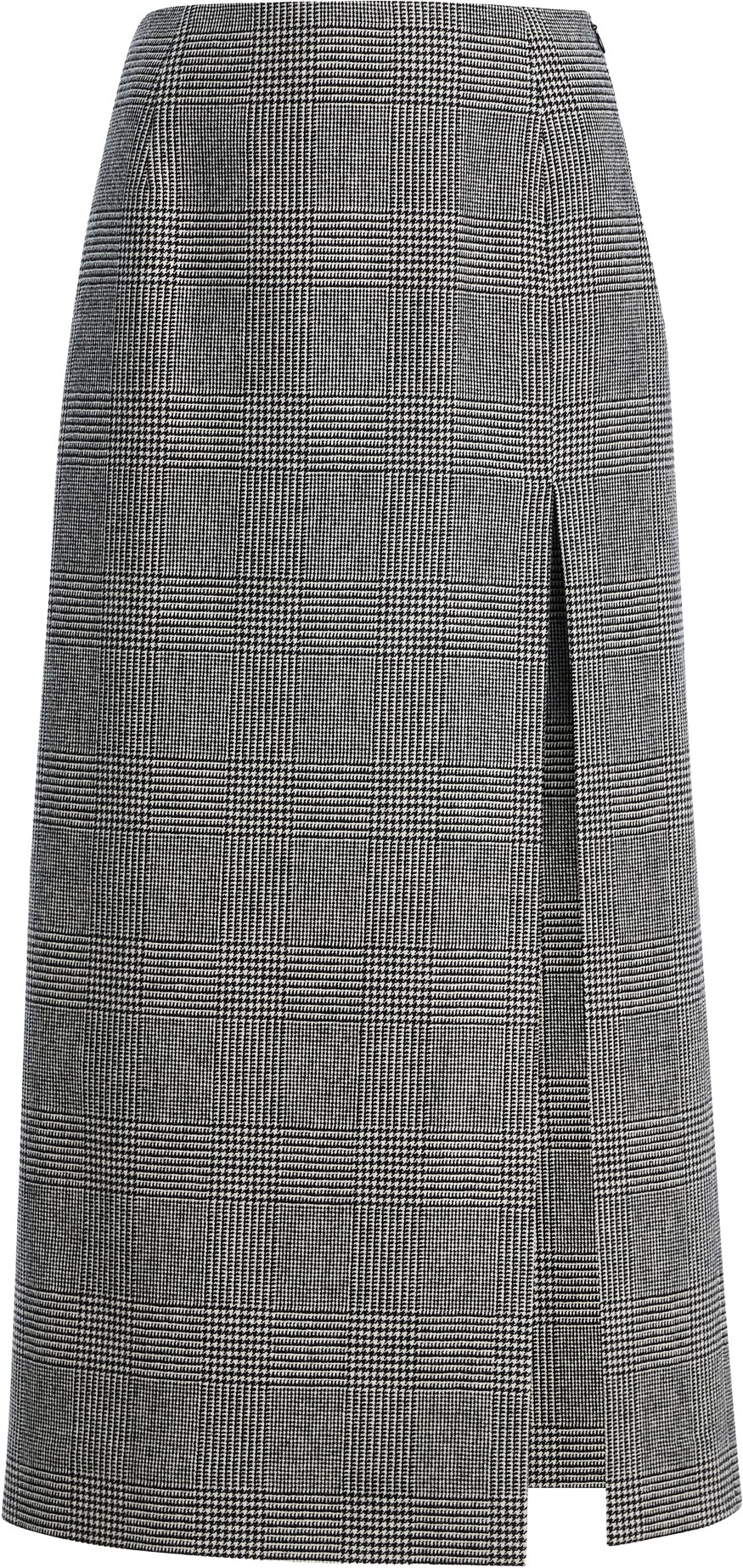 Michael Kors Grey Plaid Skirt