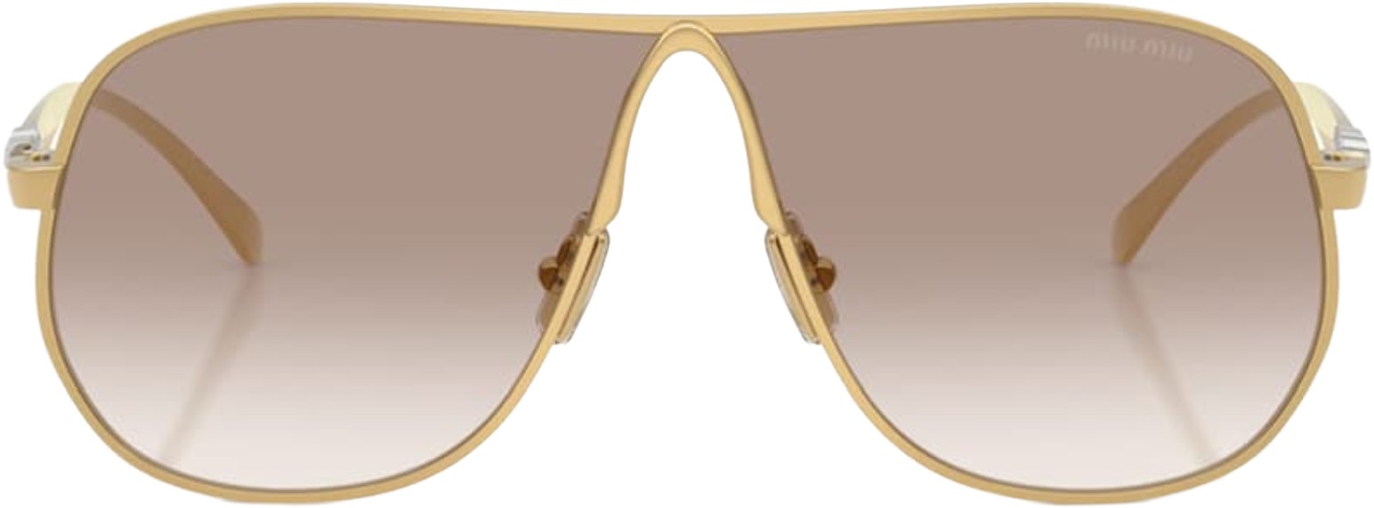 Miu Miu MUA56 Gold Sunglasses