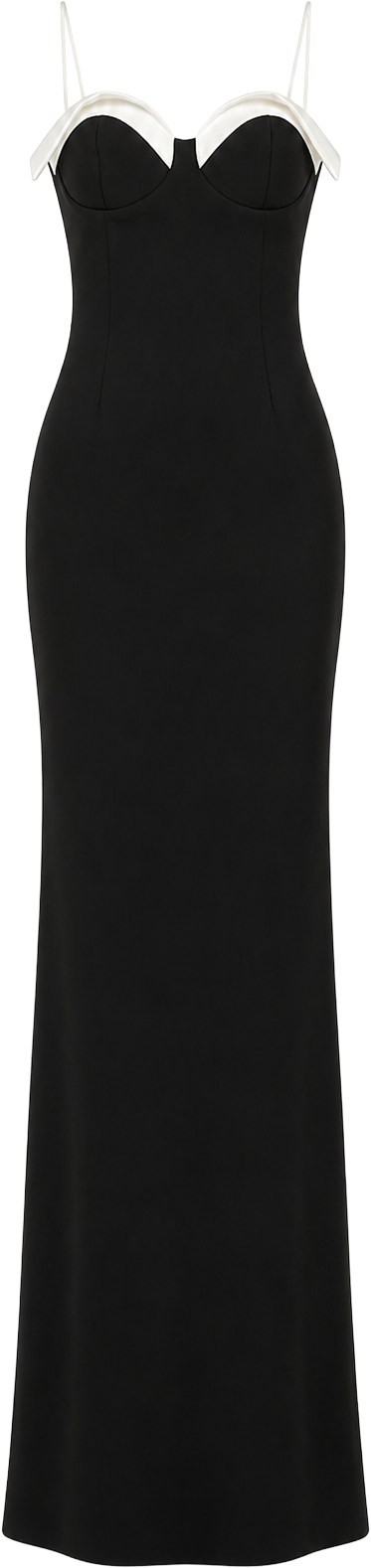 Monot Black White Two Tone Dress