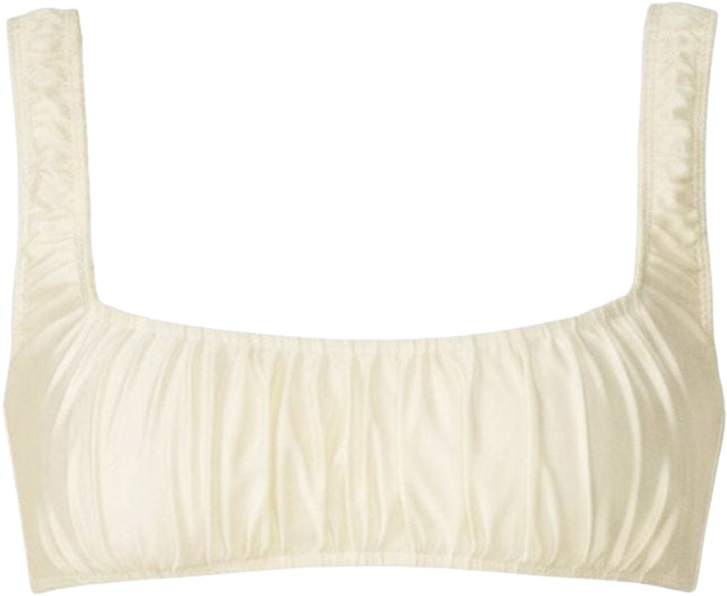 Montce Cream Silkie Zoe Bikini Top