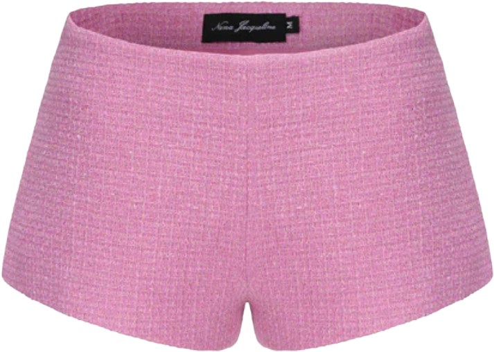 Nana Jacqueline Annabella Pink Textured Shorts