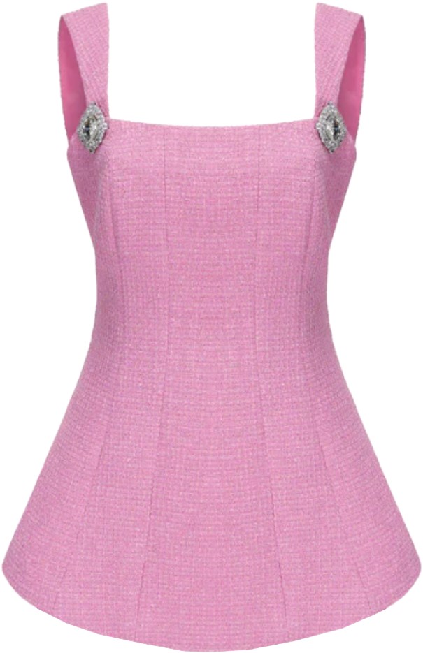 Nana Jacqueline Annabella Pink Textured Top