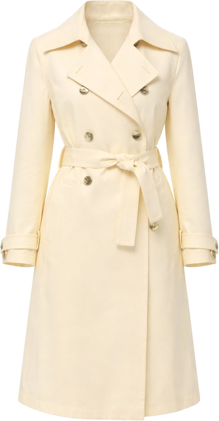 Renggli Buttercream Trench Coat
