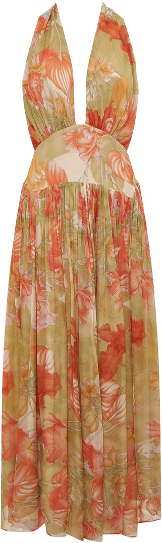 Rumored Boulevard Botanical Sunrise Dress