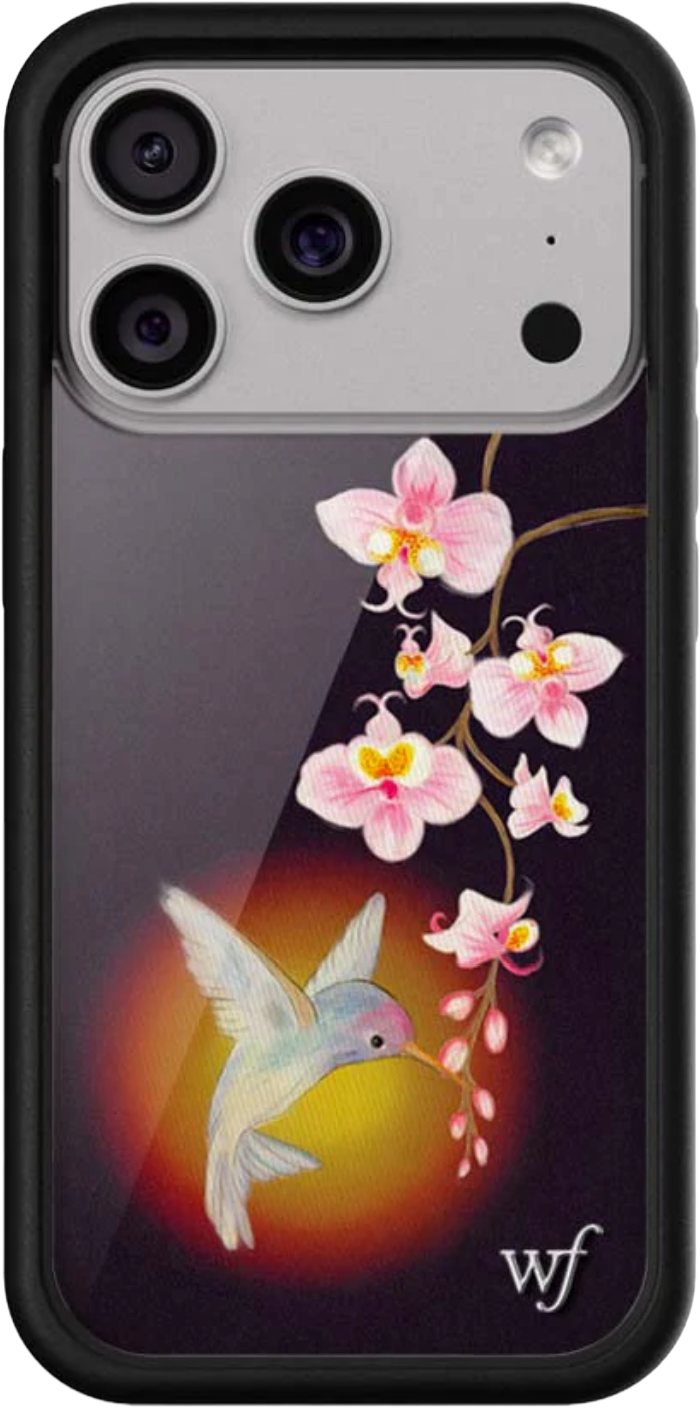 Wildflower Hummingbird Phone Case