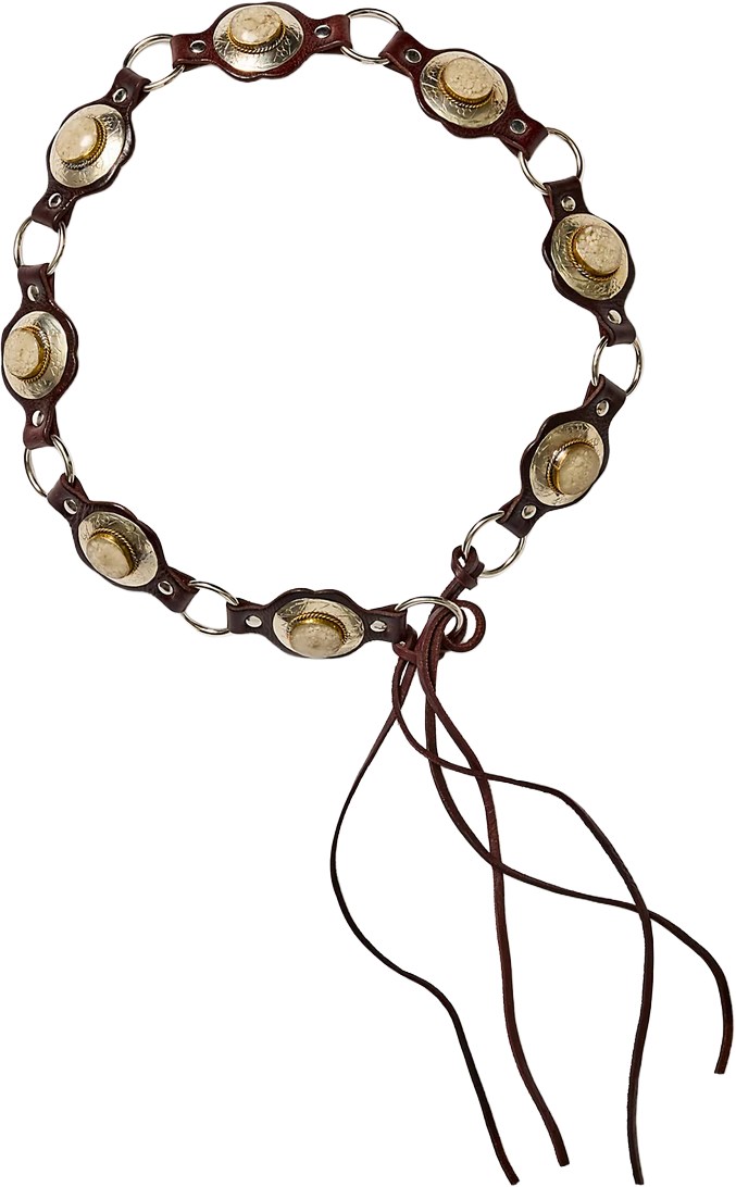 Z L Calypso White Opal Belt