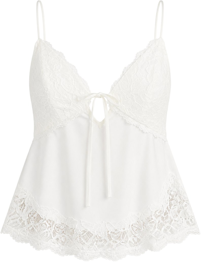 Abercombie Fitch White Lace Top