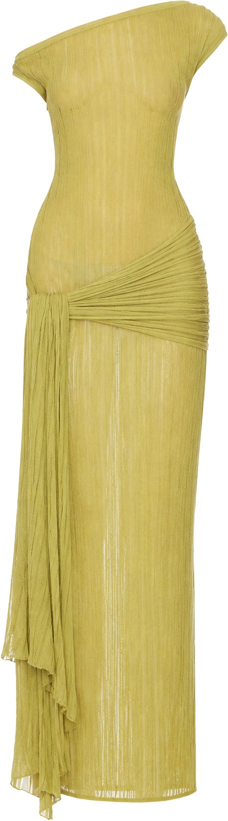 Camila Coelho Green Sheer Callie Dress
