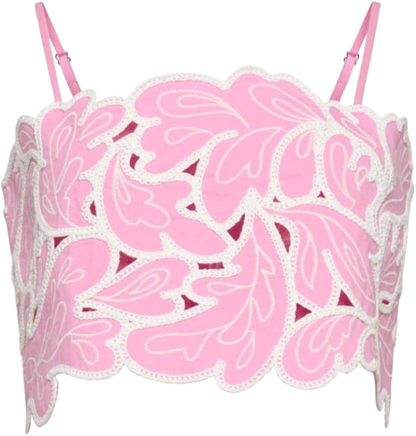 Cinq A Sept Rosewater Pink White Caterina Top