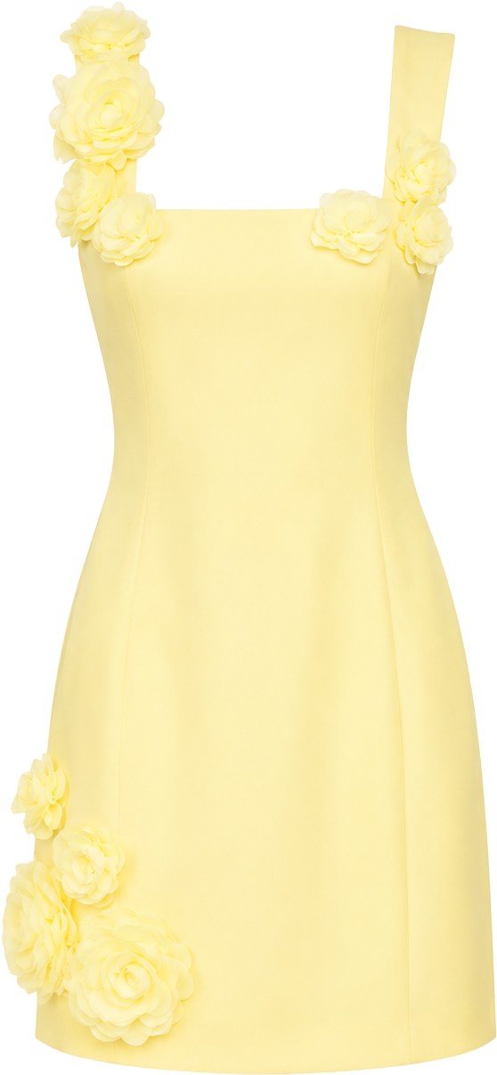 Elliatt Yellow Trompe Dress