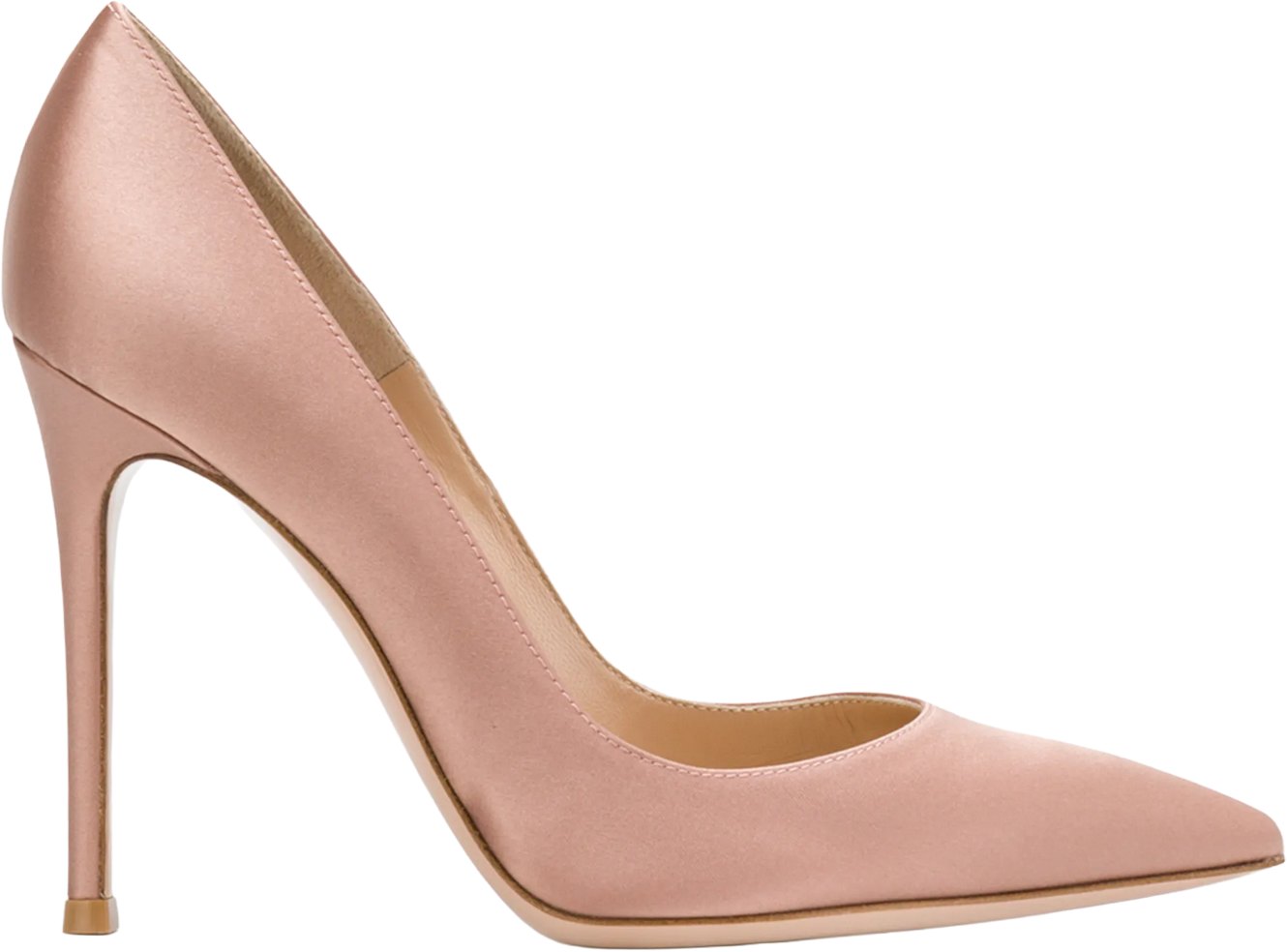 Christian Louboutin Pale Pink Satin Miss Z Pumps