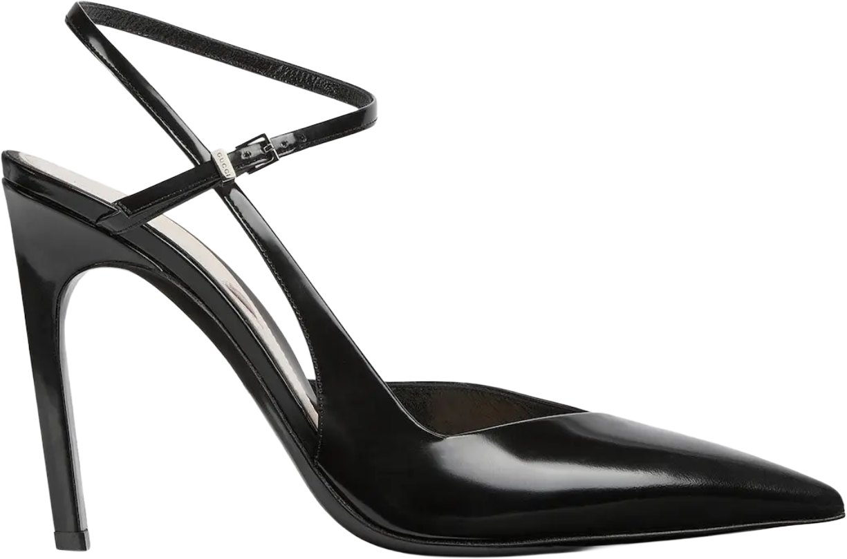 Gucci Black Alma Love Sandals