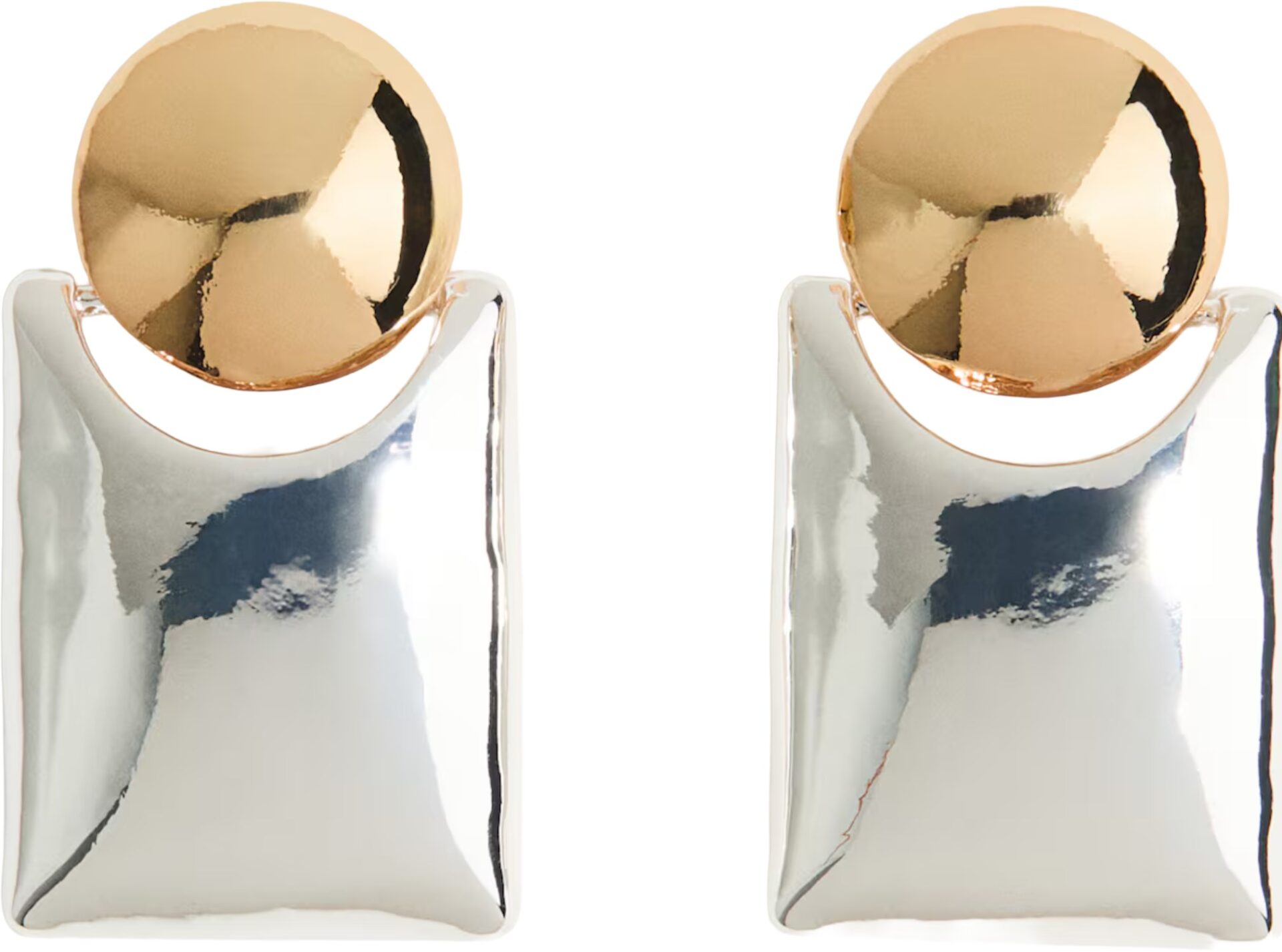 HM Gold Silver Earrings
