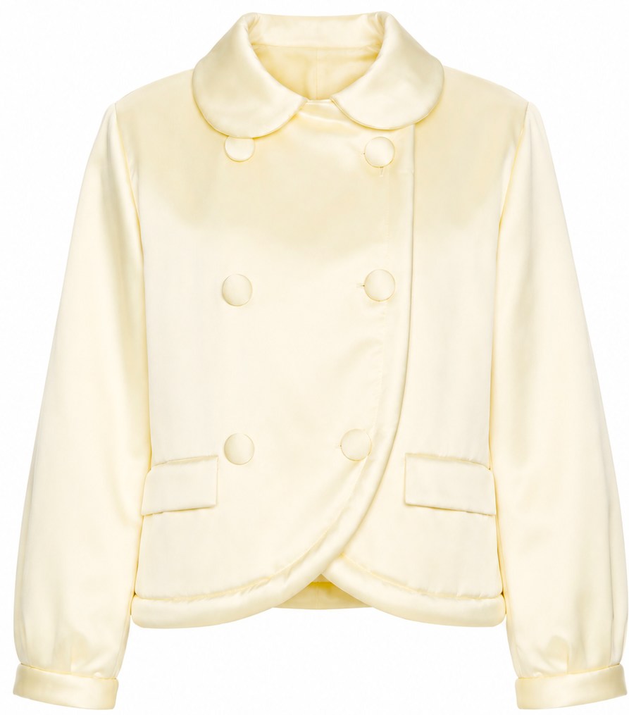 Helsa Pale Yellow Satin