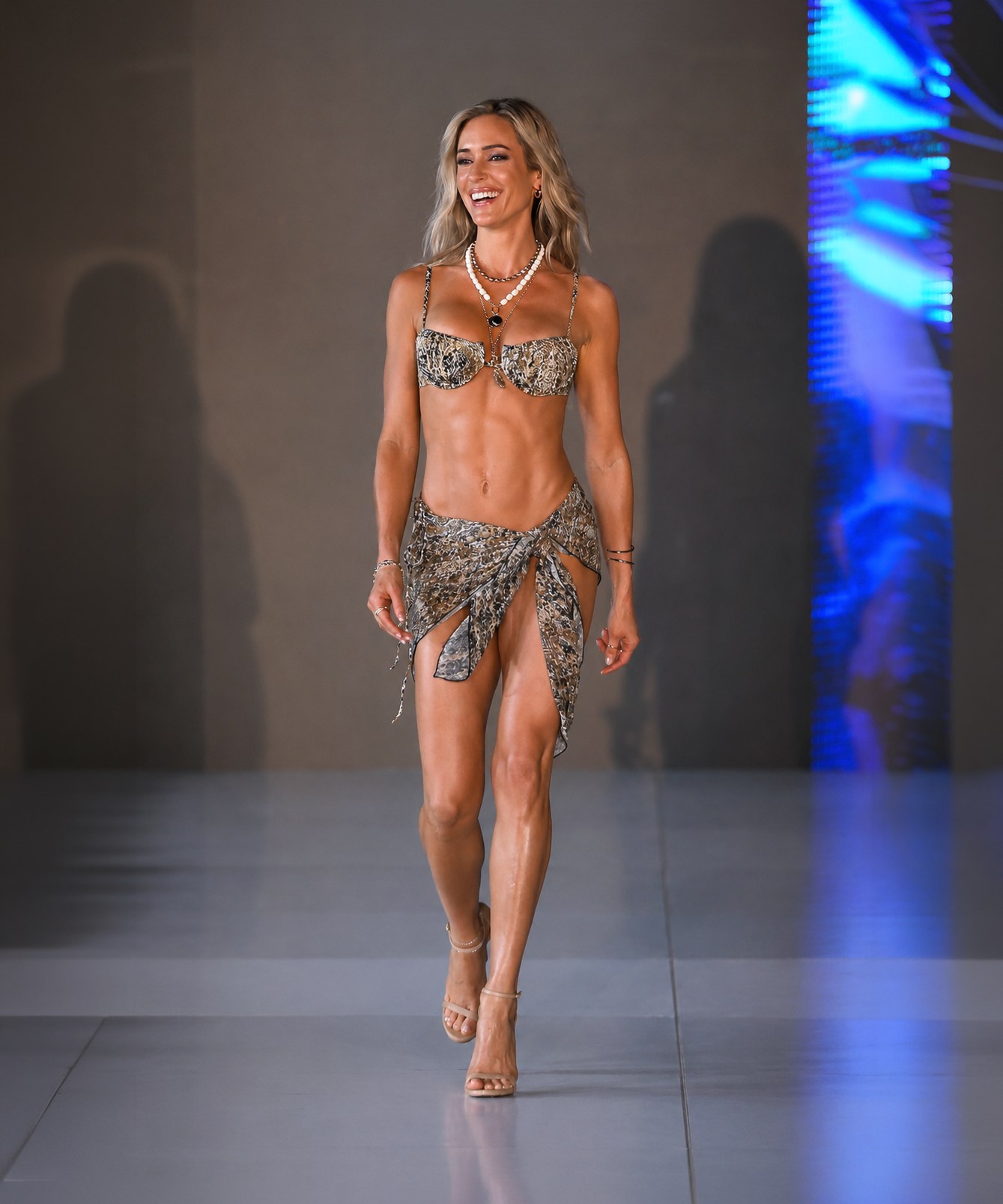 Kristin Cavallari Snake Print Bikini Top + Bottom - Miami Swim Week Resa x Uncommon James Show