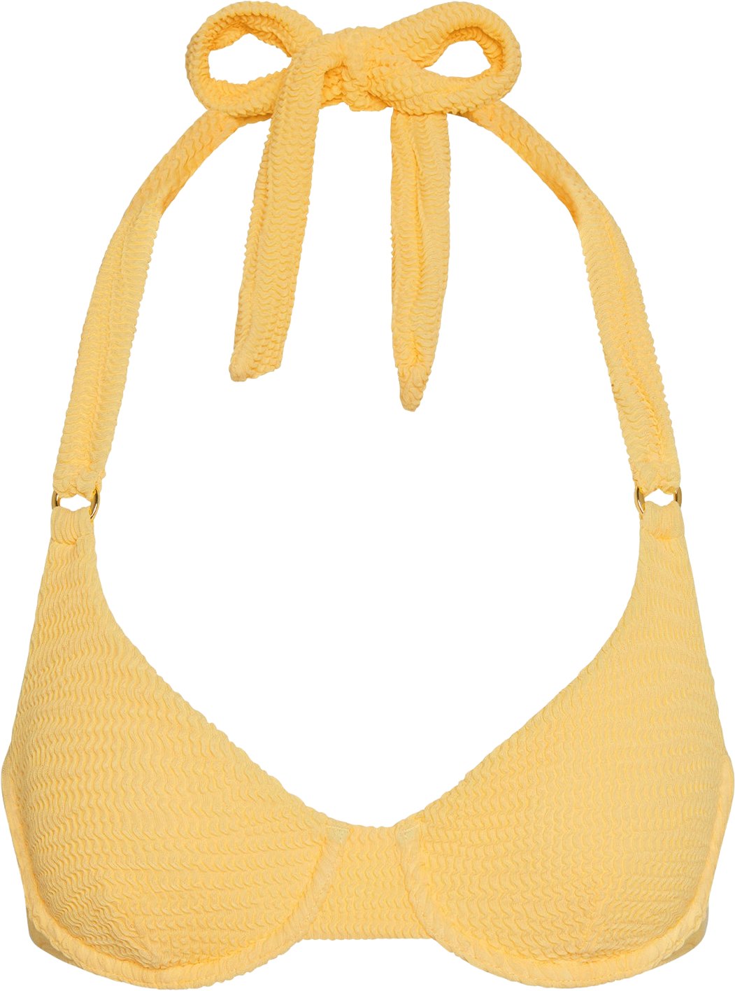 Monday Swimwear Honey Crinkle Honolulu Bikini Top