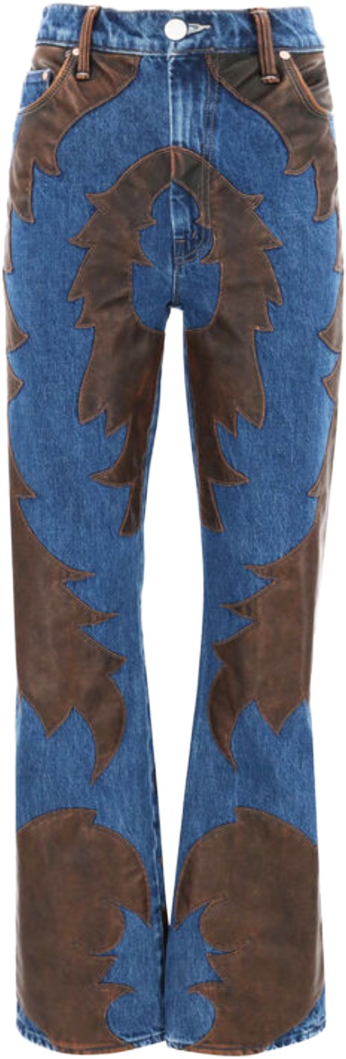Mother Weekend Out West Saloon Jeans