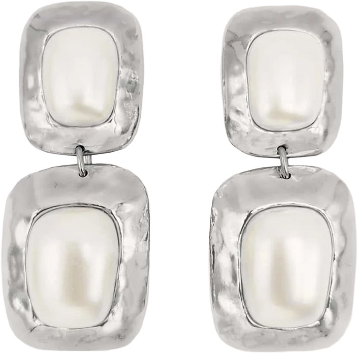 Petit Moments Silver Pearl Martina Earrings