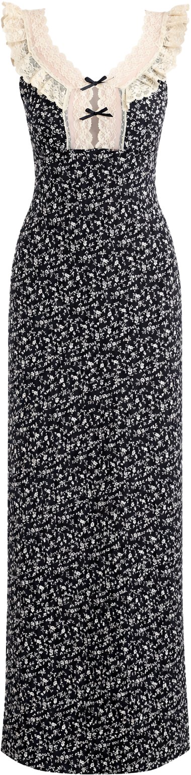 Rumored Midnight Vine Windsor Dress