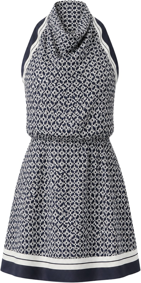 Ser.O.Ya Navy Mosaic Winny Dress