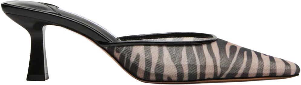 Steve Madden Zebra Mesh Alyse Mules